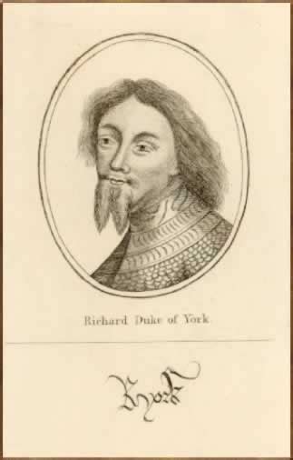 Richard of York, 3rd Duke of York 1411-1460 - Antique Portrait