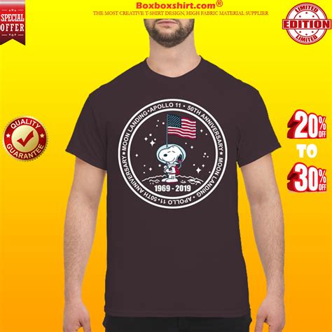 [NEWEST] Snoopy Apollo 11 50th anniversary moon landing shirt