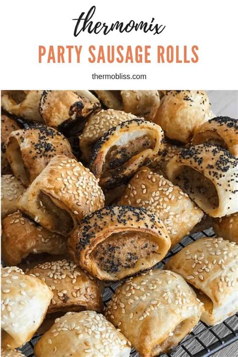 Thermomix Party Sausage Rolls - Thermobliss