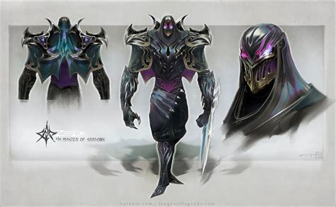 Zed The Master Of Shadows | Video Games Artwork | Champions league of ...