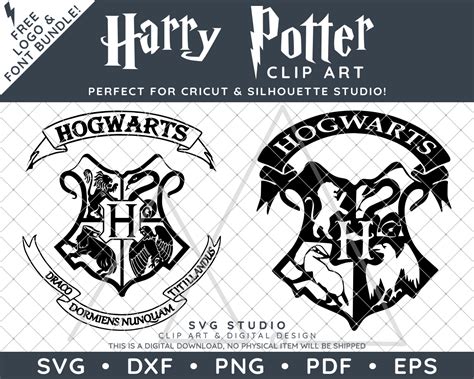 Harry Potter Clip Art, Logo Fonts, ? Logo, Crest Logo, Svg, Art Design ...