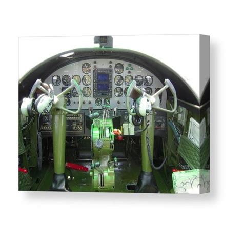 Mitchell B-25 Bomber Cockpit Canvas Print / Canvas Art by Don Struke | Cockpit, Canvas prints ...