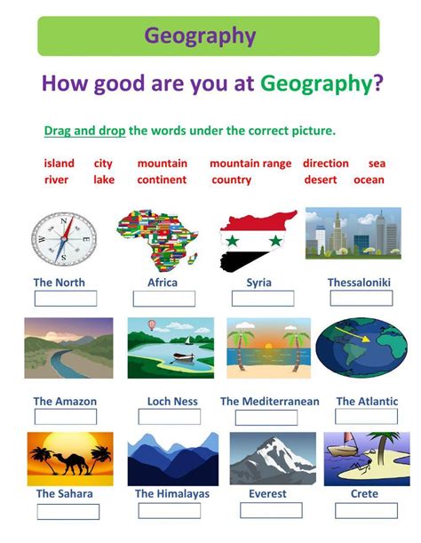 World Geography: English ESL worksheets pdf & doc - Worksheets Library