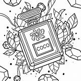 Perfume Coloring Page  Home sketch template