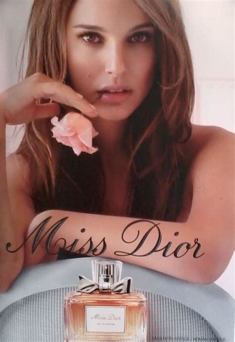 Natalie Portman...by far my fave scent Miss Dior. | Miss dior, Natalie ...