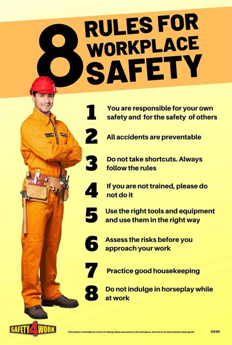 Employees Workplace Hazard Safety Posters