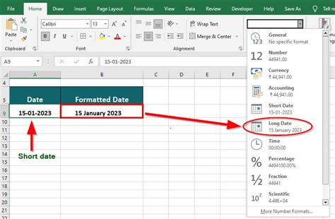 How to Change Excel Date Format in Excel? | Short, Long Formats