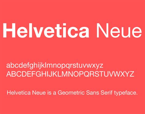 Helvetica Neue Font Free Download - Free Fonts