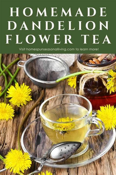 Dandelion Tea Recipe - Homespun Seasonal Living