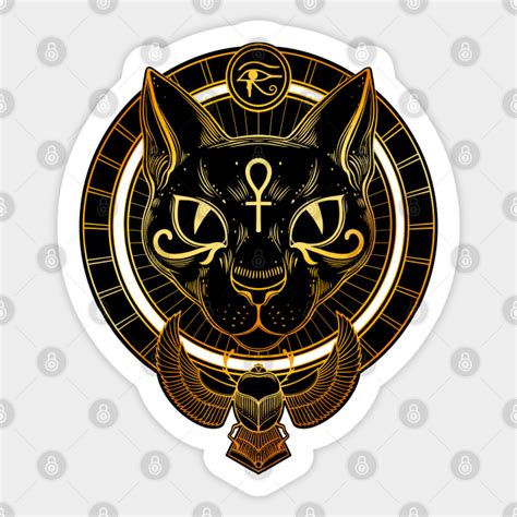 Bastet. Egyptian cat goddess - Bastet - Sticker | TeePublic