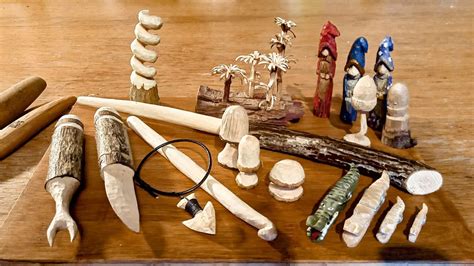 10 simple whittling projects and ideas to get started on, with just a knife and a stick. - YouTube