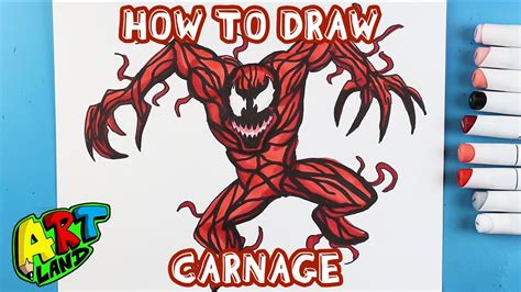 How To Draw Carnage : 90 Easy Canvas Painting Ideas For Beginners | Karprisdaz