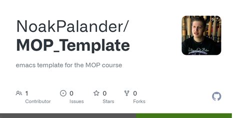 GitHub - NoakPalander/MOP_Template: emacs template for the MOP course