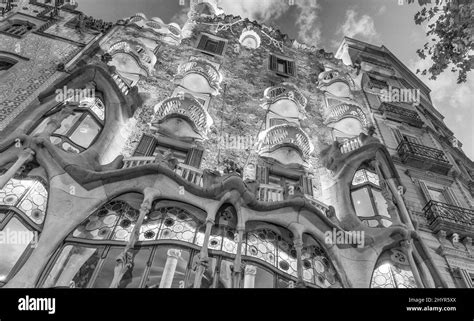 Beautiful night view of Barcelona skyline Stock Photo - Alamy