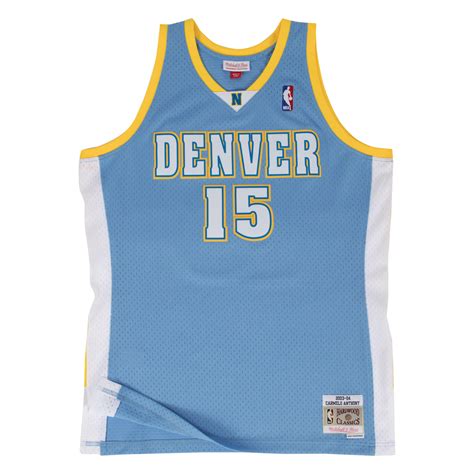 Mitchell & Ness | Denver Nuggets Blue Carmelo Anthony 2003-04 Swingman ...