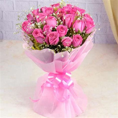 Pink Roses Bunch