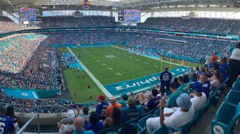 Hard Rock Stadium Seating Chart for Miami Dolphins Fans 2024