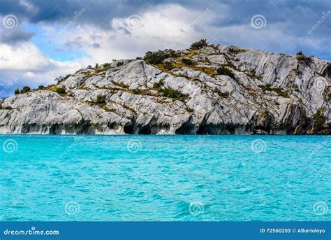 Marble Caves of Lake General Carrera (Chile) Stock Image - Image of scenic, road: 72560203