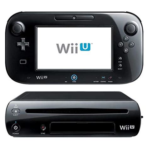 Amazon.com: Nintendo Wii U Console 32GB Basic Set - Black (Renewed ...