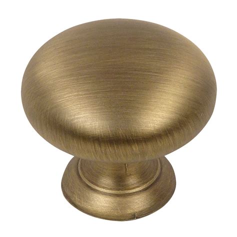 Cosmas 4950BAB Brushed Antique Brass Cabinet Knob - Cosmas-Hardware.com