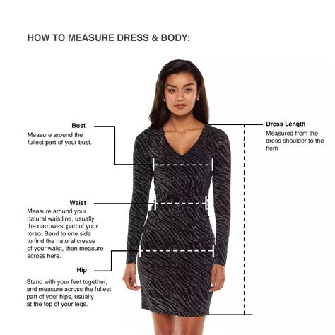 How to Measure Dress Size | Kohl's