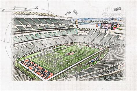 Paul Brown Stadium Cincinnati Bengals Stadium American Football Stadium ...