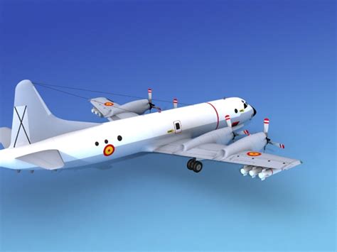 3d Orion Lockheed P-3 Model