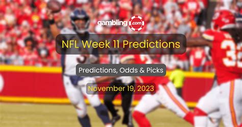 NFL Week 11 Picks, Odds & NFL Predictions for Week 11