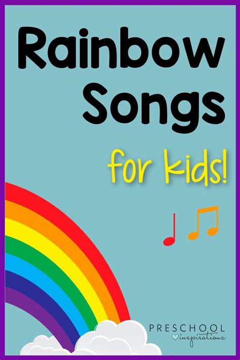 The Best Rainbow Songs for Kids | Rainbow songs, Kids songs, Fun songs ...