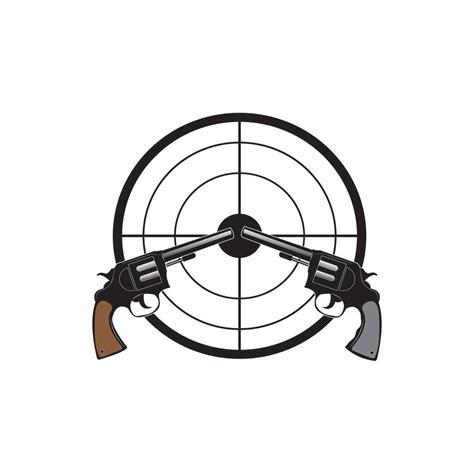 gun logo icon vector 11137755 Vector Art at Vecteezy