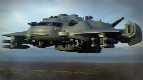 Sci Fi Dropship 3D Model $329 - .ma .max .c4d .fbx .obj - Free3D