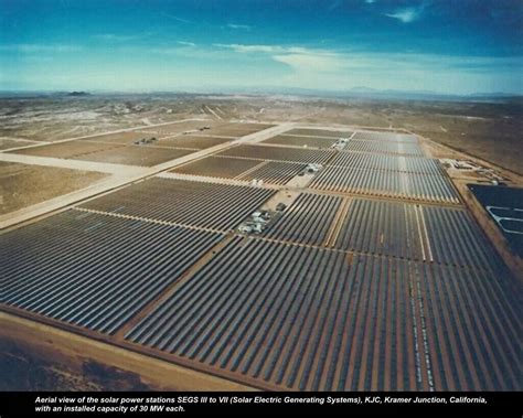 Solar Energy Generating Systems (SEGS) in California, at 354 megawatts | Installation ...