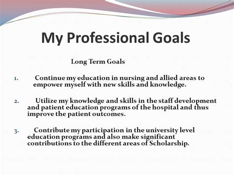 The What Are Short Medium And Long Term Goals And How Do They Relate To A Career Plan For ...