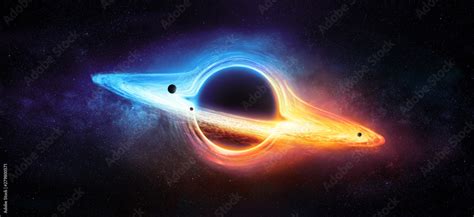 Black Hole In Milky Way Stock Illustration | Adobe Stock