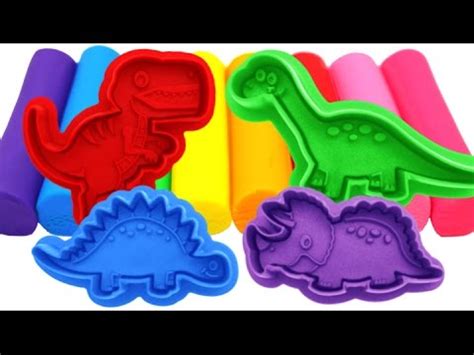 Play Doh Dinosaur Molds | Fun & Creative for Kids - YouTube