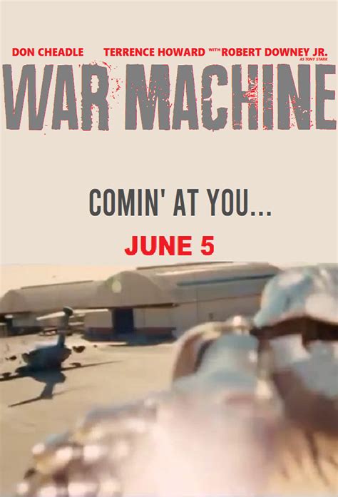 War Machine Movie Poster : r/marvelstudios