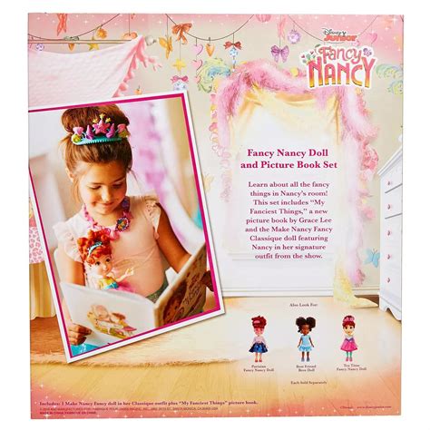 Jakks Disney Fancy Nancy Doll and Book Set Featuring "My Fanciest ...