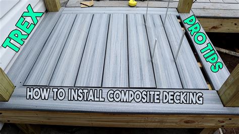 Install Composite Decking | How To - YouTube