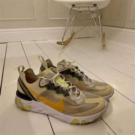 Nike React Element 87, Light Orewood Brown colour... - Depop