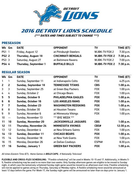 Detroit Lions Schedule Finally Released - The Detroit Lions Podcast