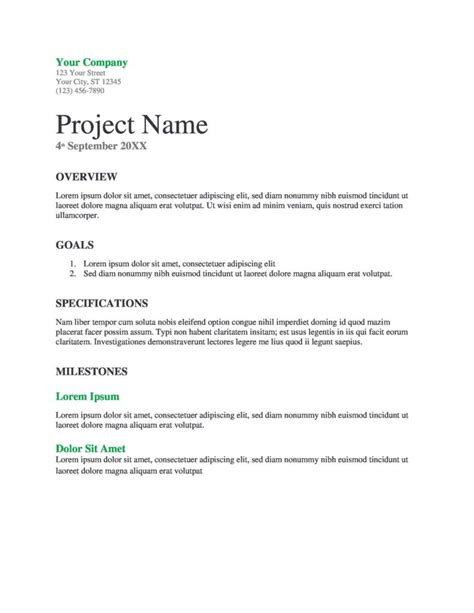 43 Professional Project Proposal Templates ᐅ TemplateLab