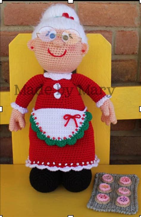 PDF Pattern: Mrs. Claus crochet Pattern Only Not Actual - Etsy ...