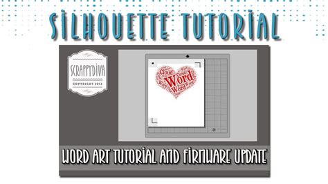 Word art tutorial and Cameo 2 firmware update | Word art tutorial ...