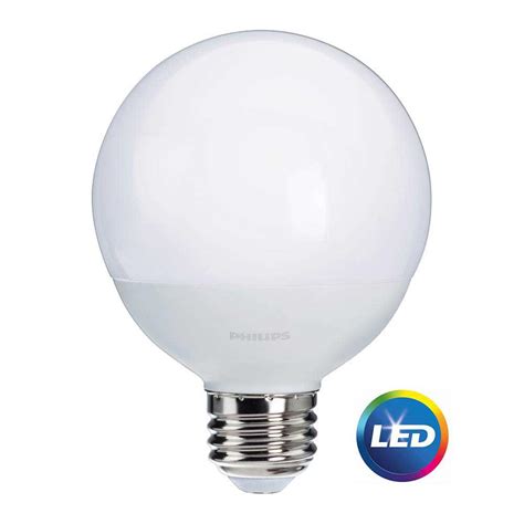 Philips 60W Equivalent Soft White Frosted G25 Globe LED Energy Star ...