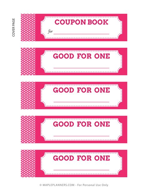 Free Printable Coupon Book for Kids | Best DIY Gift Ideas | Coupon book ...