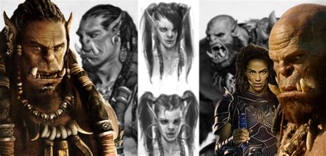 Alternate Warcraft Designs for Orcs, Dwarves and Medivh