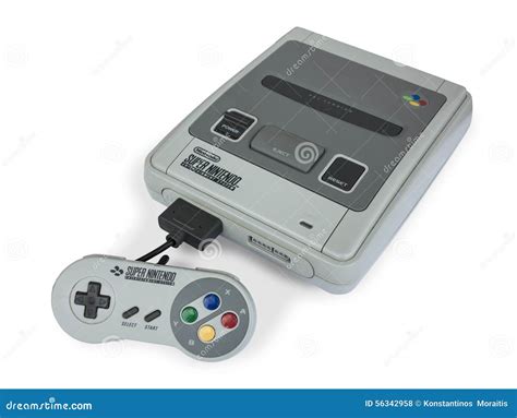 Super Nintendo Game Console Editorial Stock Photo - Image of nintendo ...