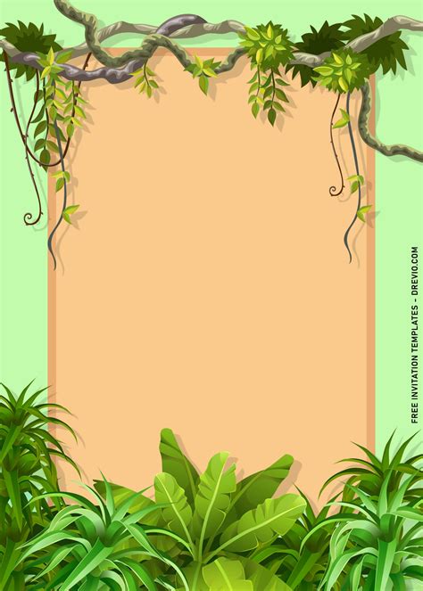 11+ Jungle Wild Birthday Invitation Templates | Download Hundreds FREE PRINTABLE Birthday ...