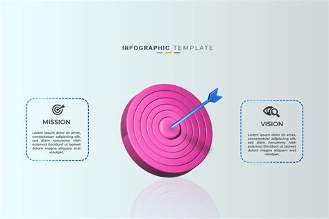 3d Company Mission Vision Infographic Graphic by millionart708 · Creative Fabrica