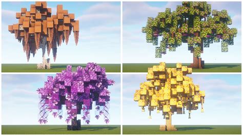 Minecraft Large Custom Tree Schematic